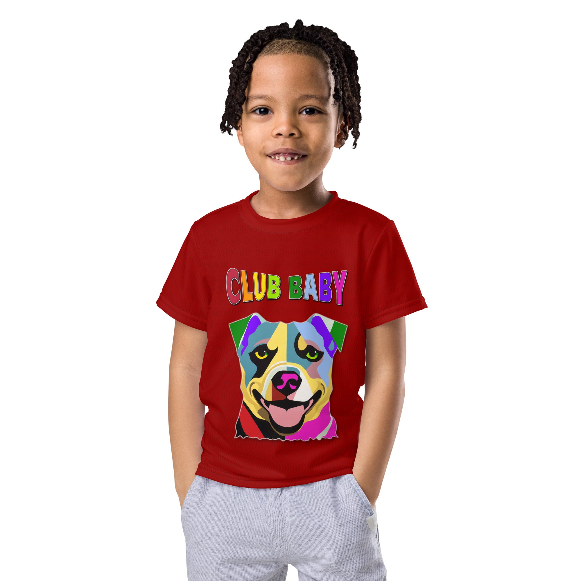 Child wearing Brave Knight Kids Crew Neck T-Shirt
