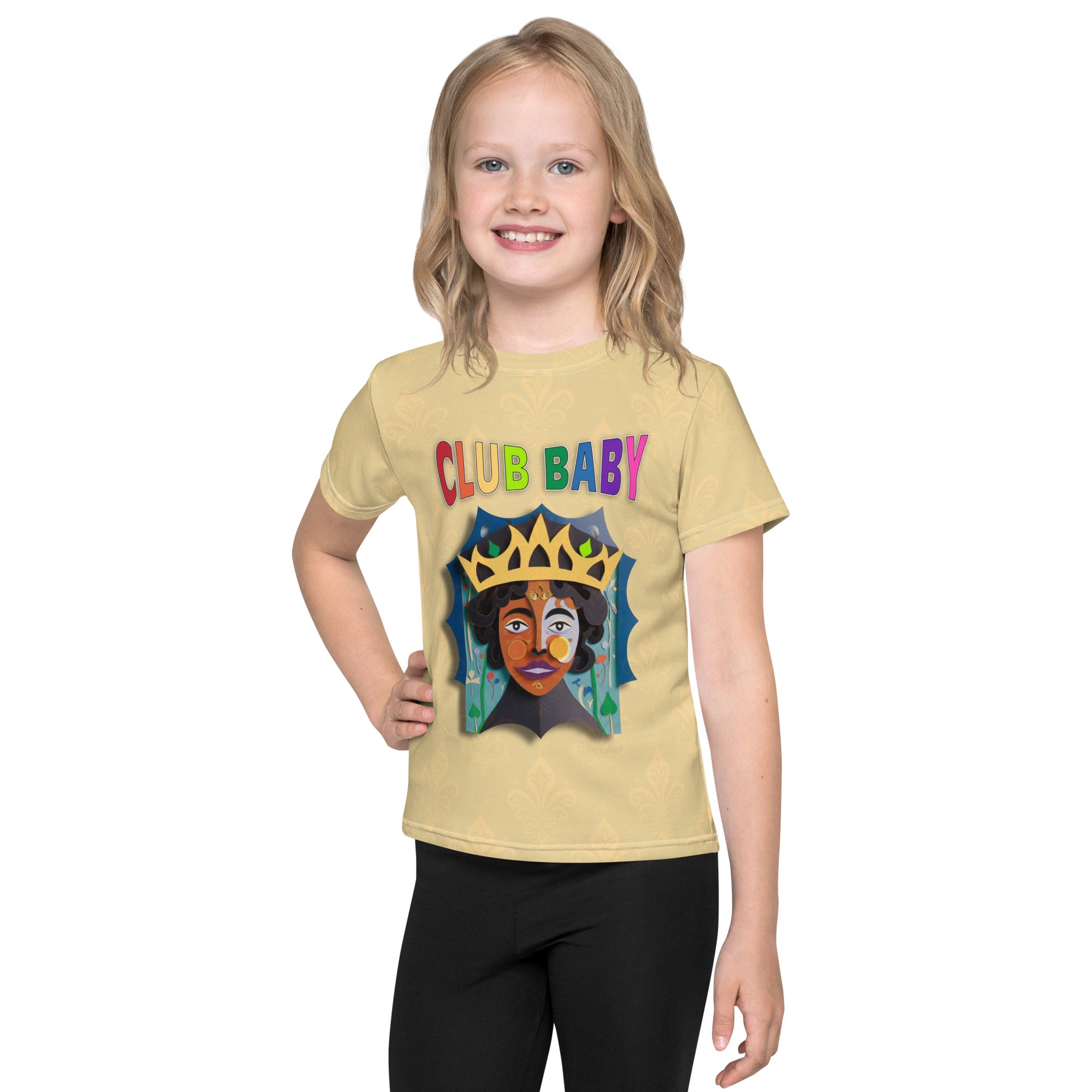 Kid wearing Sleeping Beauty Dreamer crew neck T-shirt.
Apparel