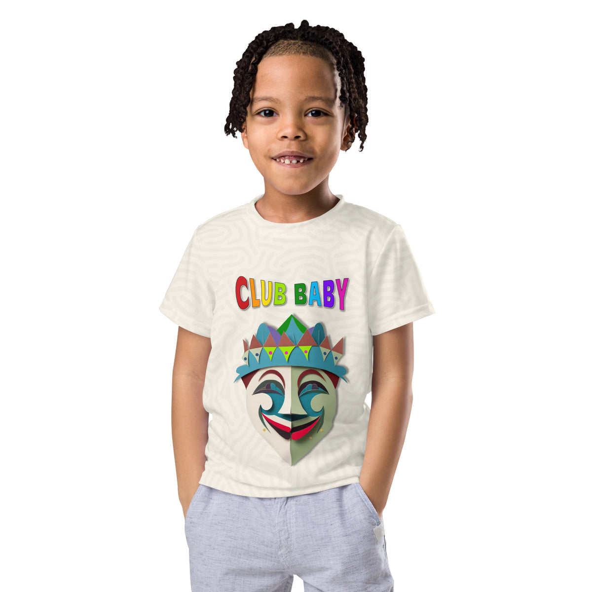 Child wearing enchanted castle explorer t-shirt
