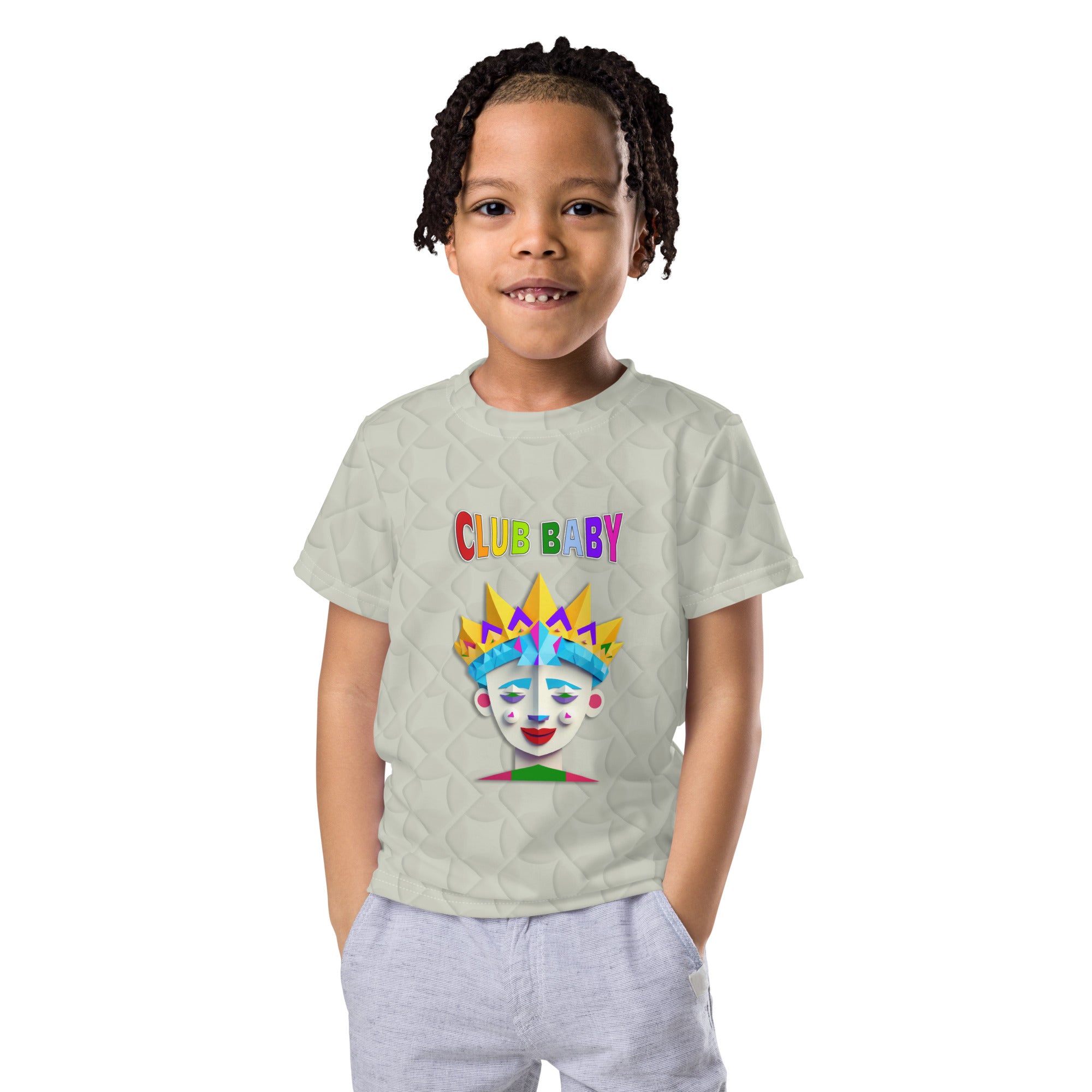 Child wearing Sleeping Beauty's Garden Kids Crew Neck T-Shirt
