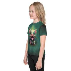 CB3-96 Kids T-Shirt flat lay with matching accessories