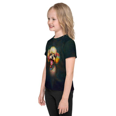 Kid reading book wearing comfortable CB3-102 crew neck t-shirt