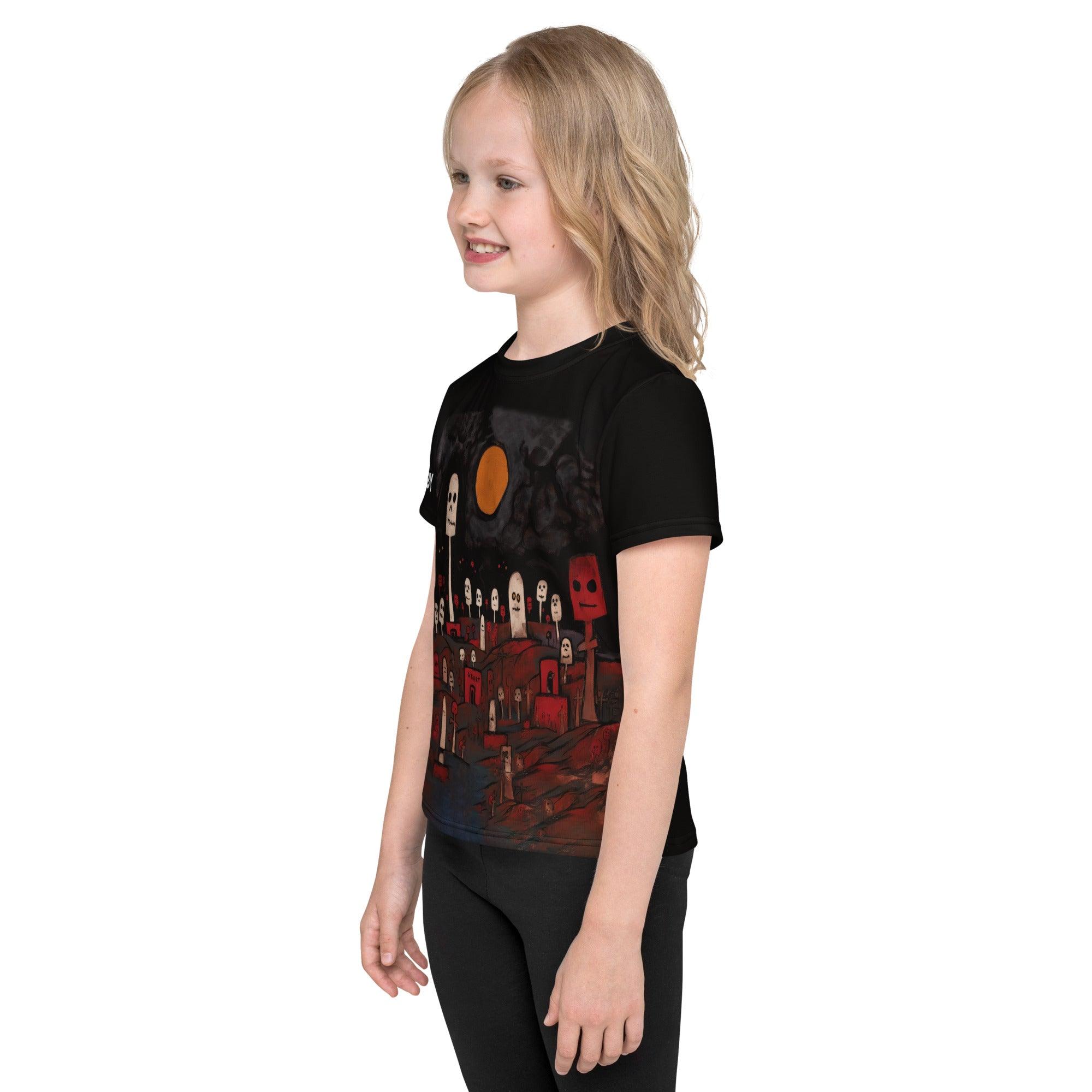 Witchy Wonders Halloween Crew Neck Tee - Beyond T-shirts