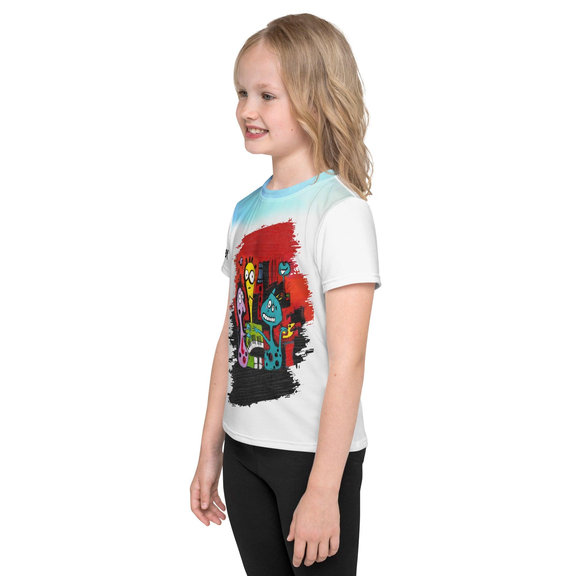 Halloween Magic Kids All-Over Print Shirt - Beyond T-shirts