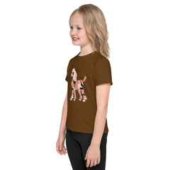 Poodle’s Playful Parade Kids T-Shirt