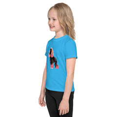 Poodle’s Paws And Posies Kids T-Shirt