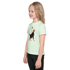 Whiskered Wonderland Whimsy Kids T-Shirt