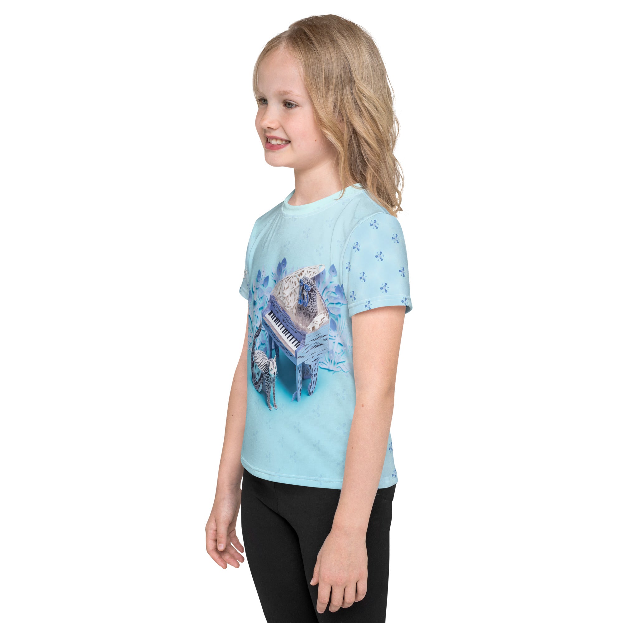 Vibrant paper cut dreams kids' top for casual wear