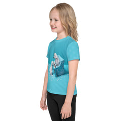 Kids fashion with Paper Creations crew neck T-shirt