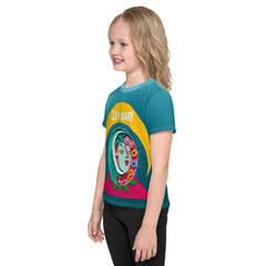 Back view of kid's Moonlit Fairies crew neck T-shirt
