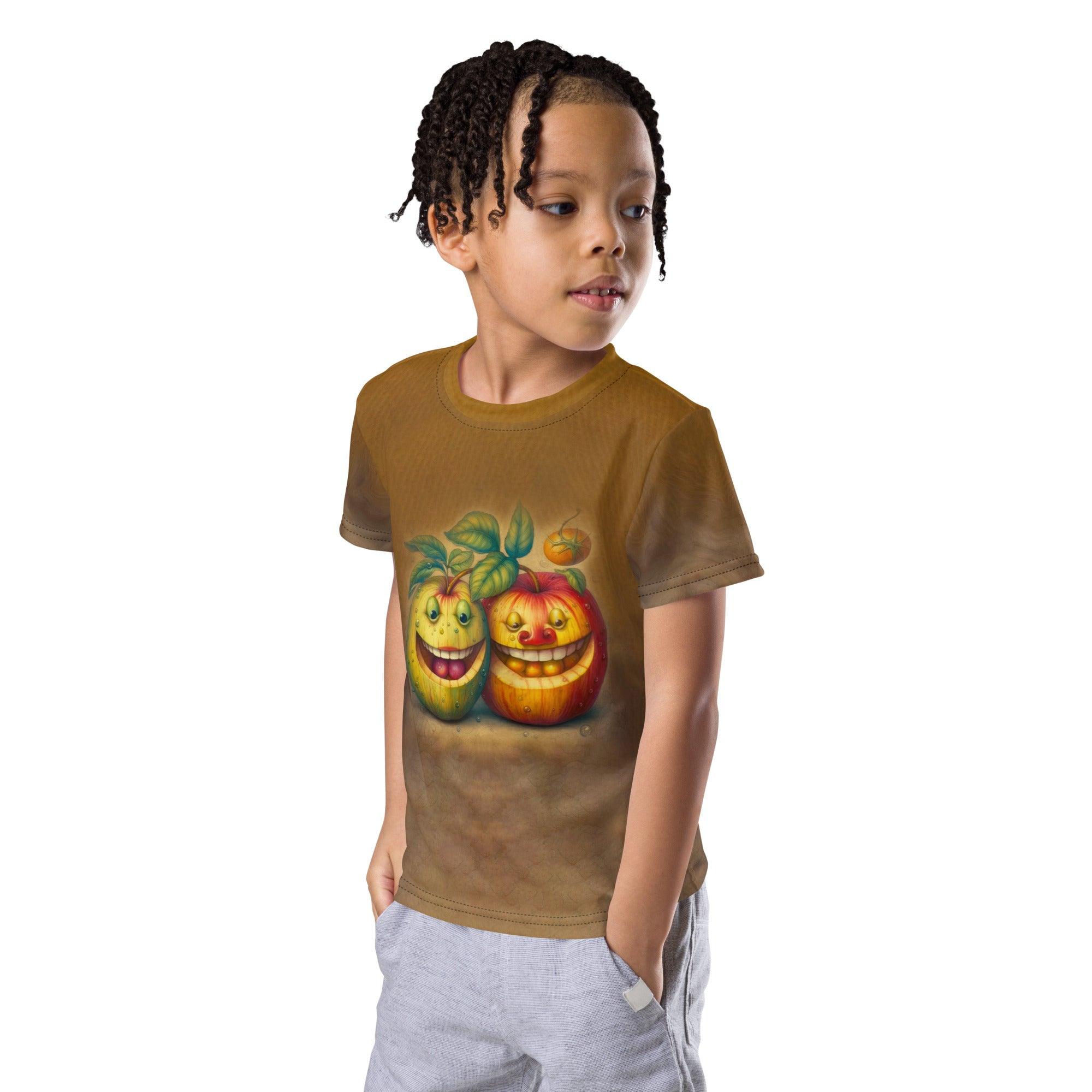 CB3-127 kids crew neck t-shirt - Size Options.