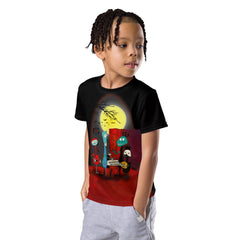 Frankenstein's Fun Halloween Crew Neck Tee - Beyond T-shirts