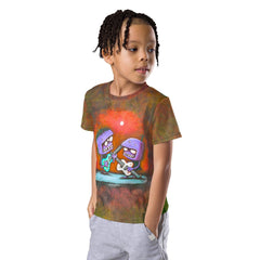 Spiderweb Sensation Halloween Crew Neck Tee - Beyond T-shirts