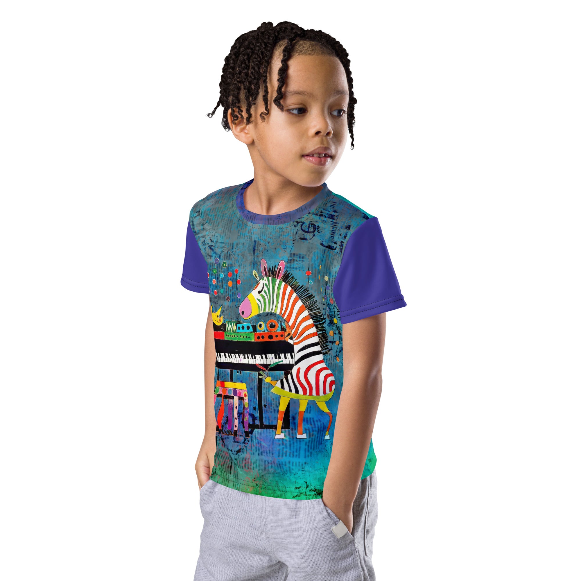 Creative Critters Kids' Illustrated Crew Neck