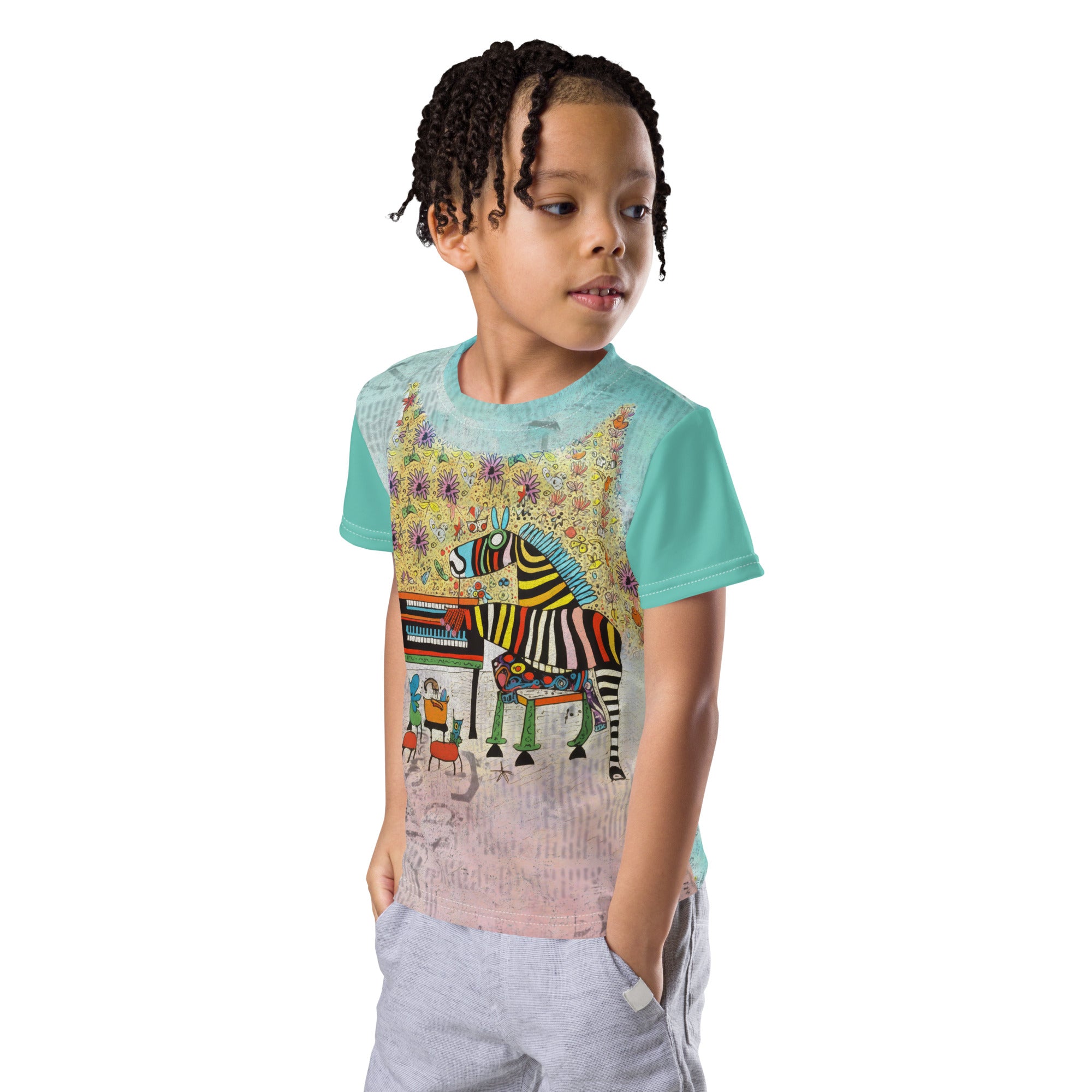 Doodle Delight Kids' Artful Crew Neck