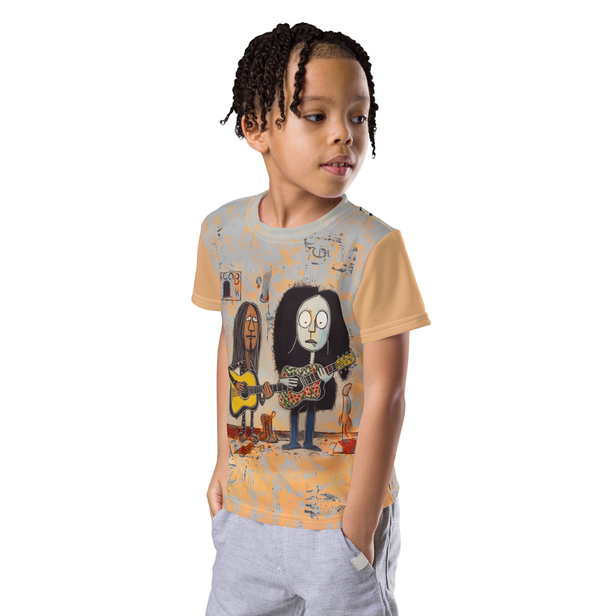 Little Lantern Camping Art Kids' T-Shirt