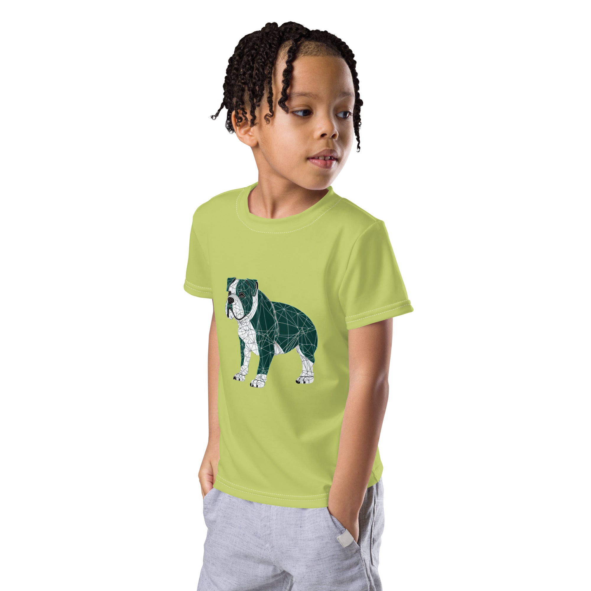 Poodle’s Peaceful Paws Kids T-Shirt