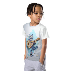 Back view of Kirigami kids t-shirt design