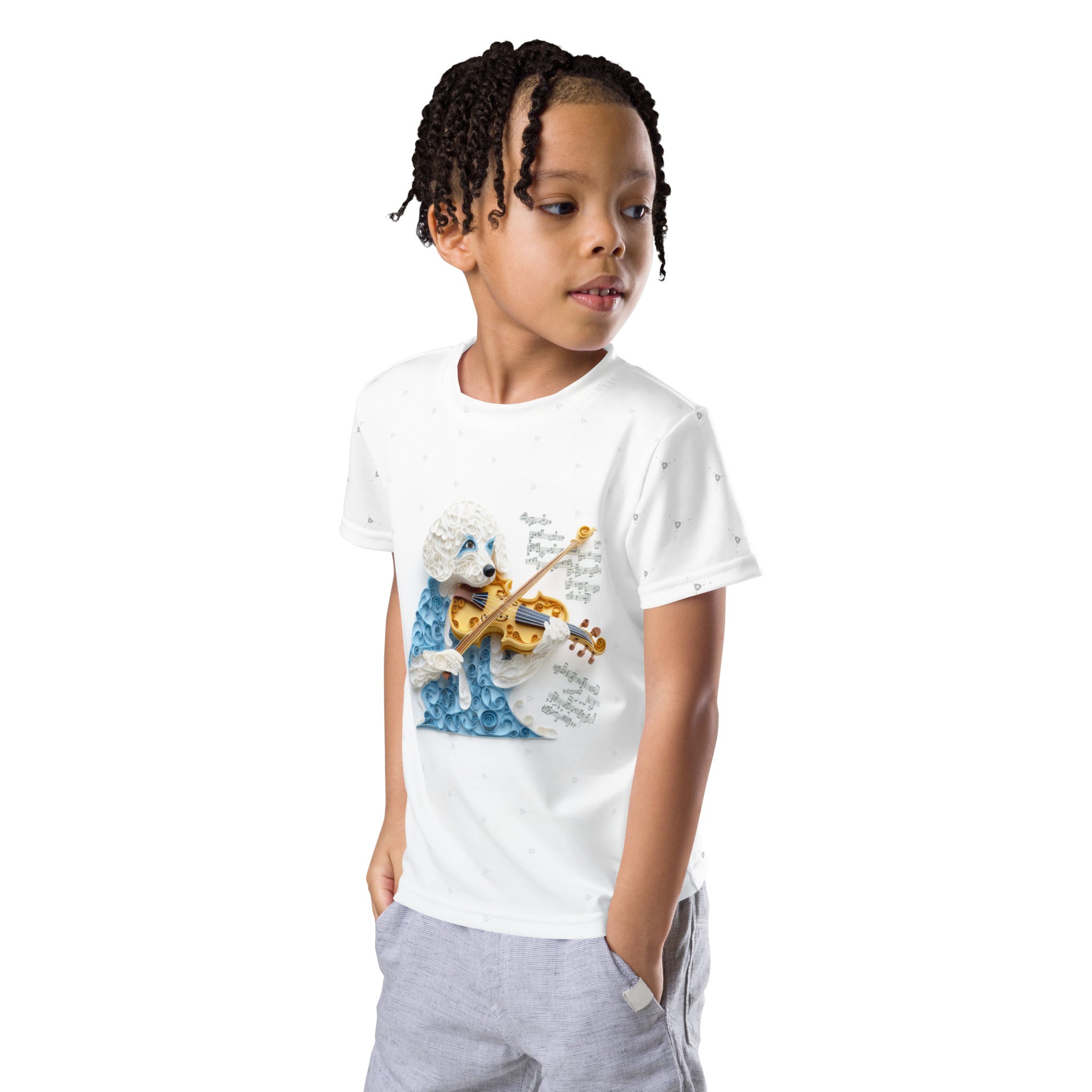 Paper Magic themed crew neck t-shirt for children