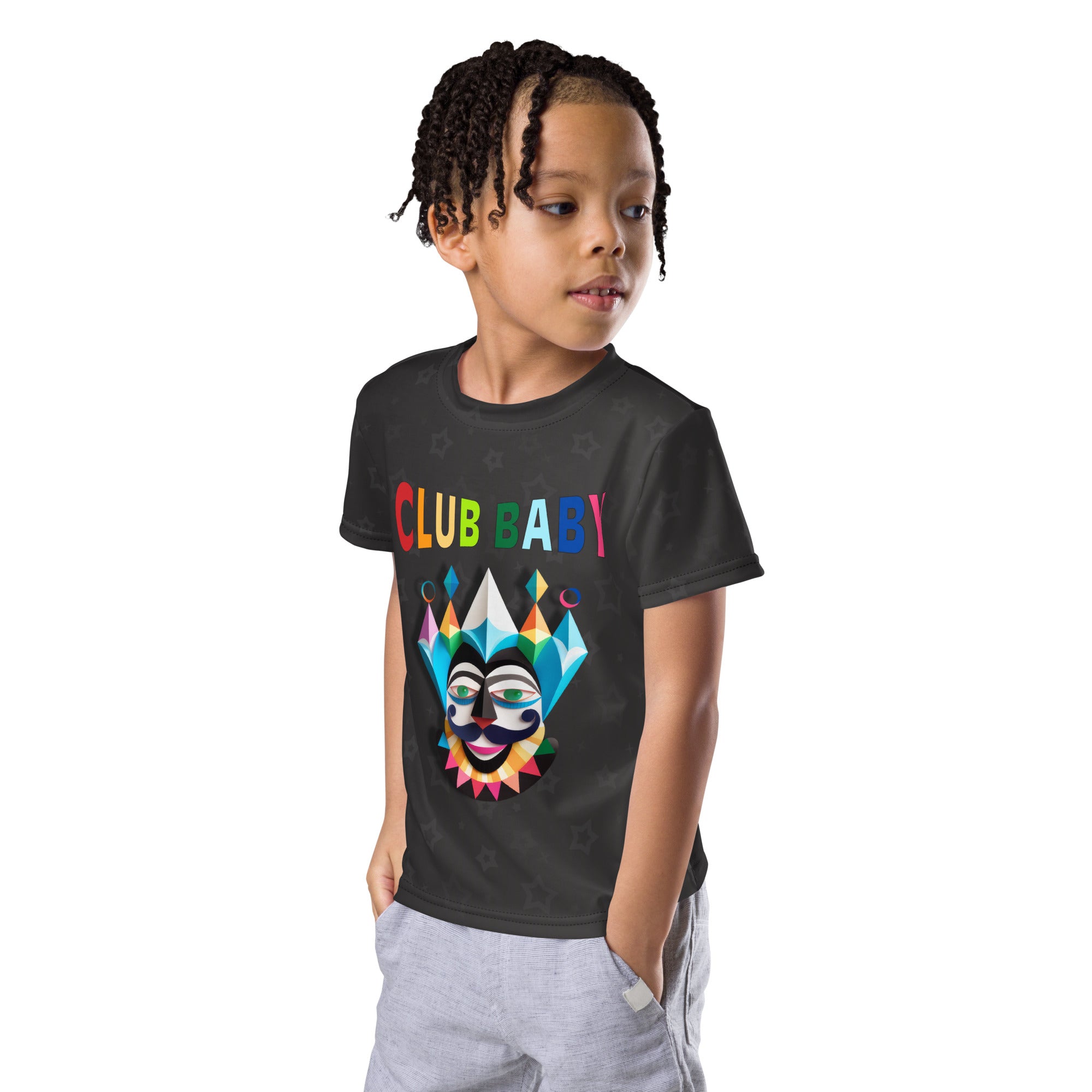 Fun kid's Troll Bridge graphic t-shirt in vibrant colors
