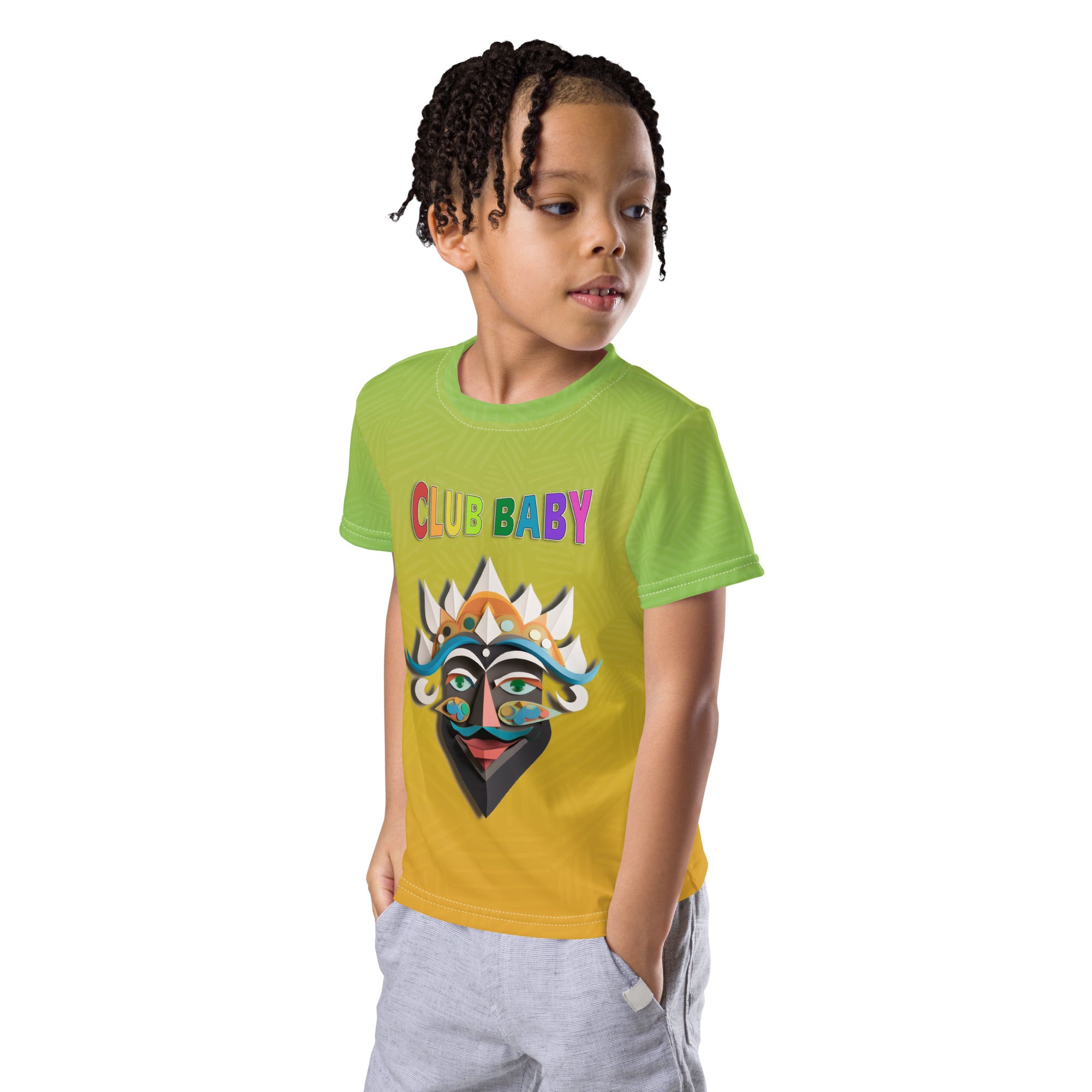 Brave Knight Quest t-shirt for kids, front view display






