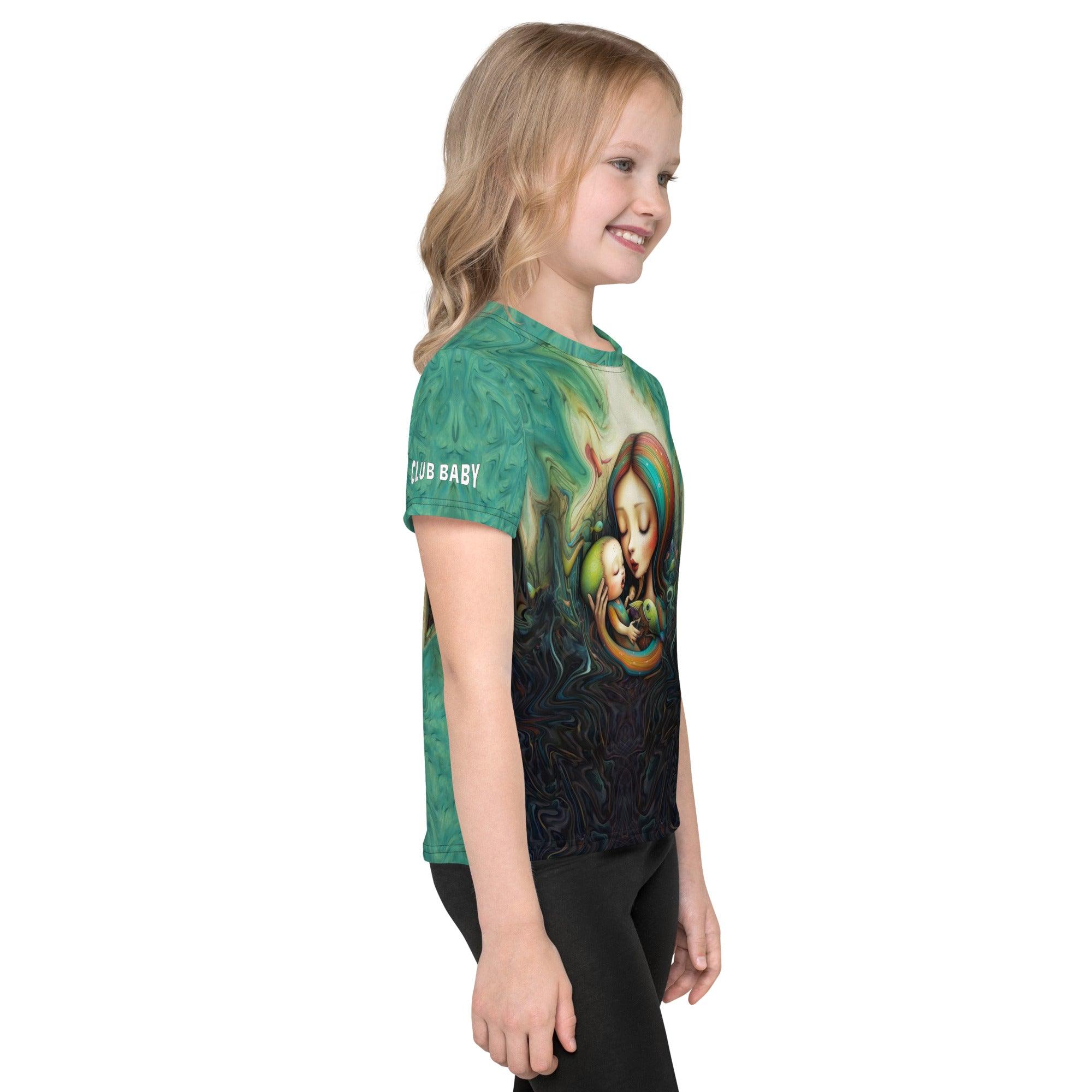 CB3-74 kids t-shirt in styled look with accessories.