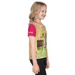 Whimsical Wonders Kids' Artistic Crew Neck