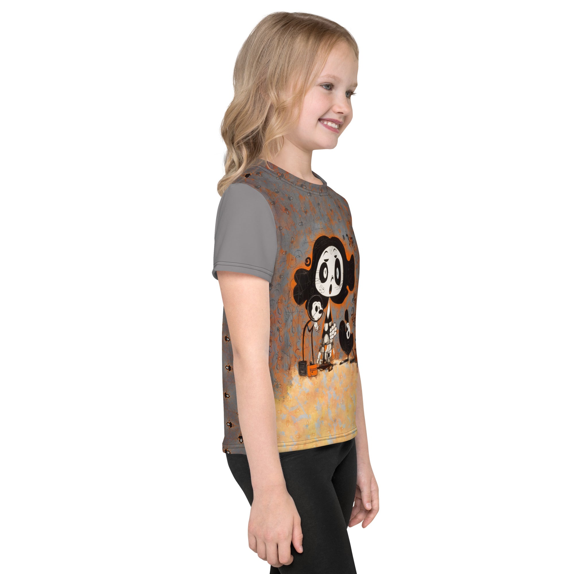 Kiddie Conductor Train Art Children's T-Shirt