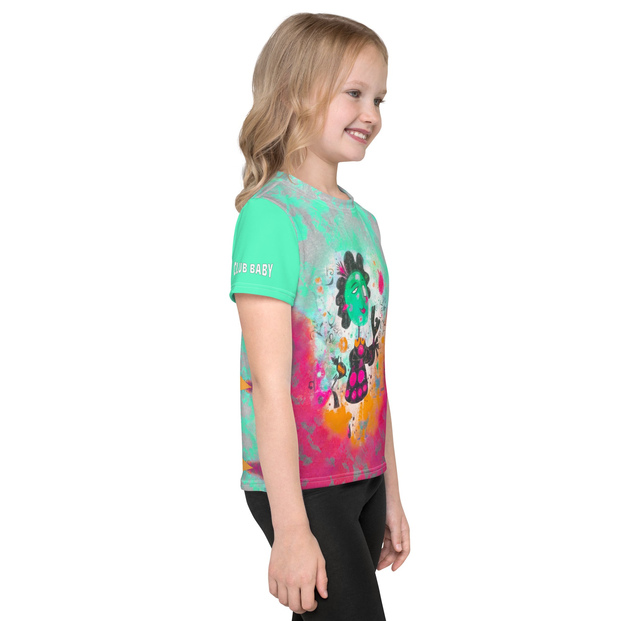 Cheerful Caterpillar Crawl Children's T-Shirt