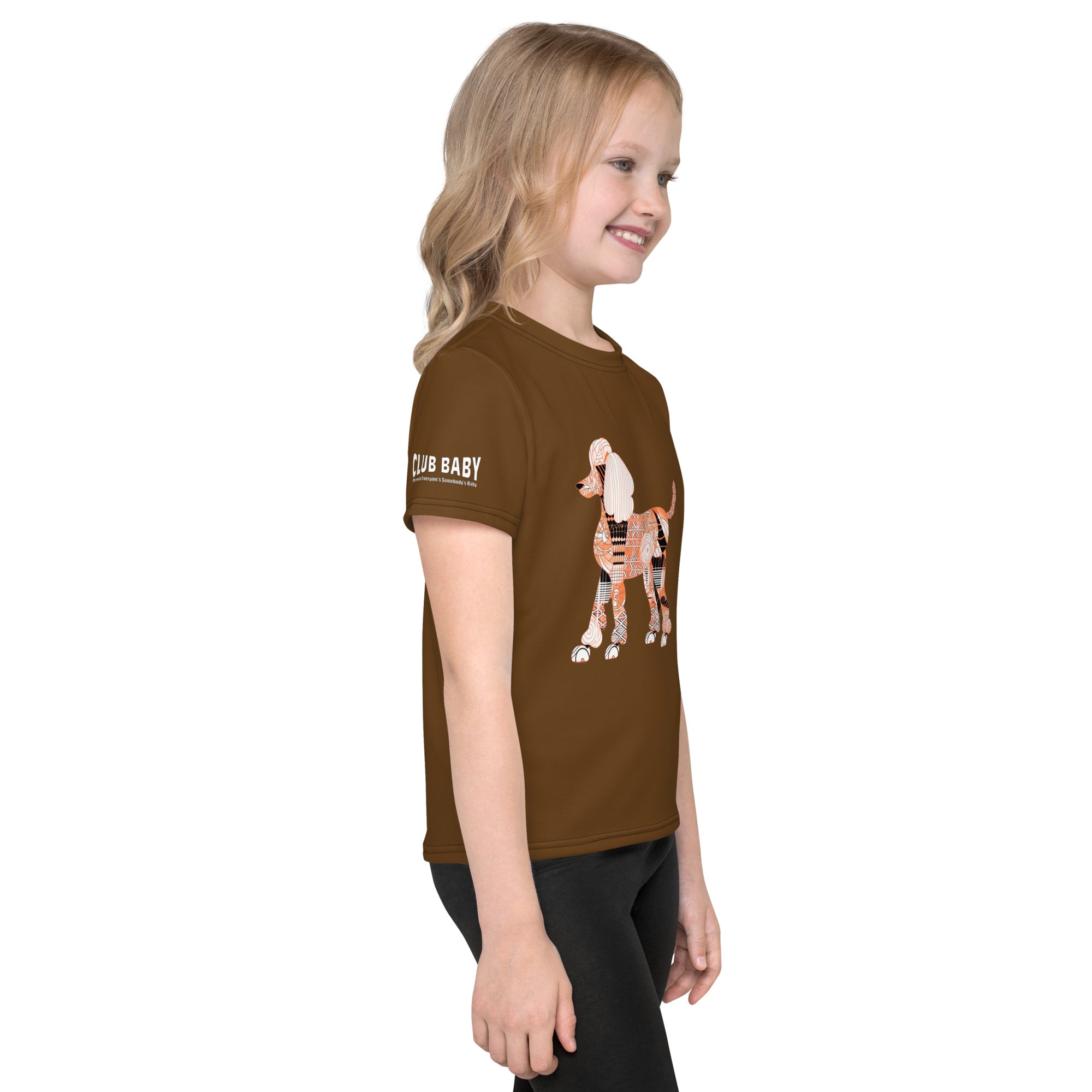Poodle’s Playful Parade Kids T-Shirt