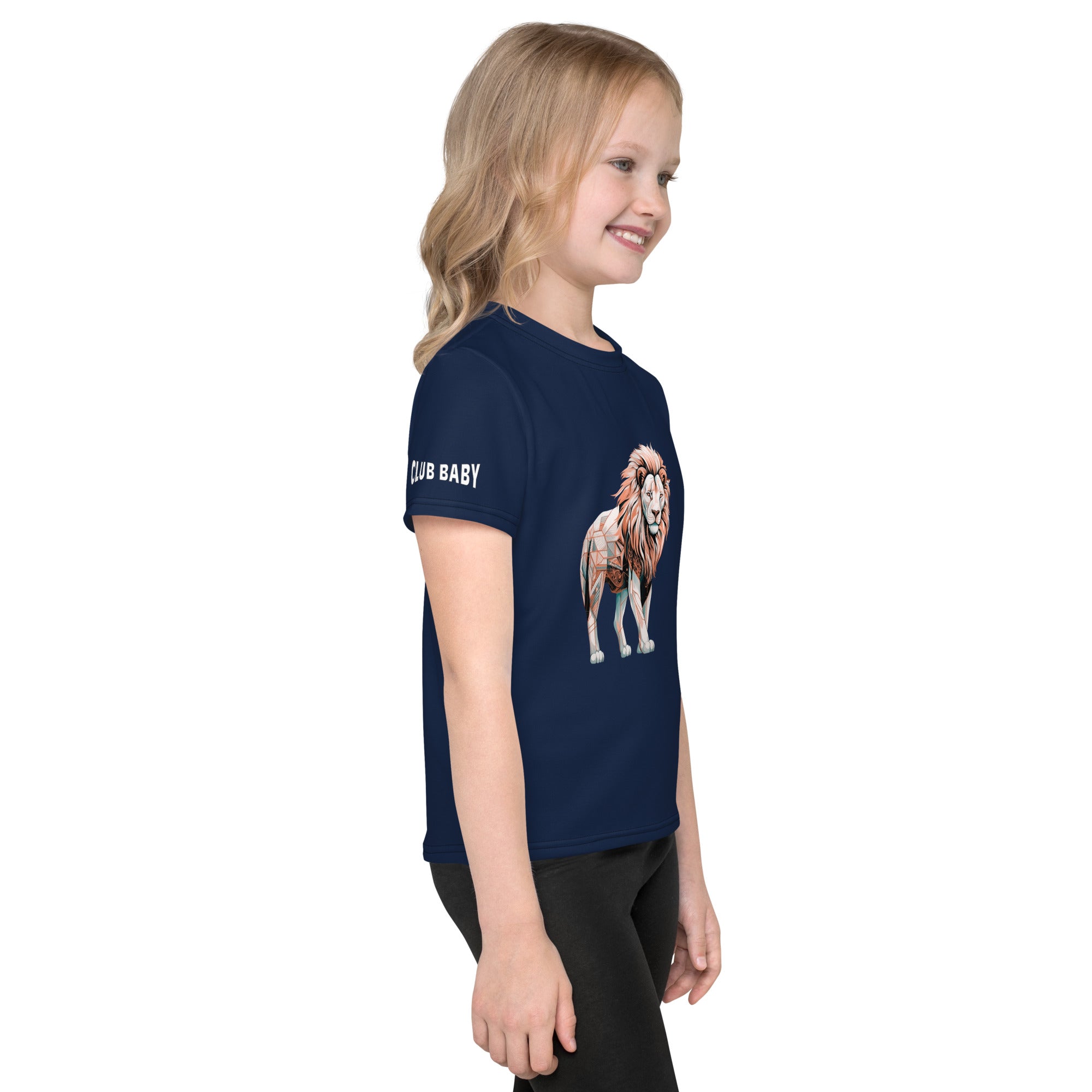 Lion’s Leisurely Lounging Kids T-Shirt