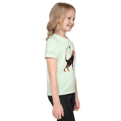 Whiskered Wonderland Whimsy Kids T-Shirt