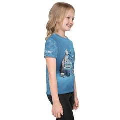 Kirigami Whimsy T-shirt for kids, perfect for casual wear.