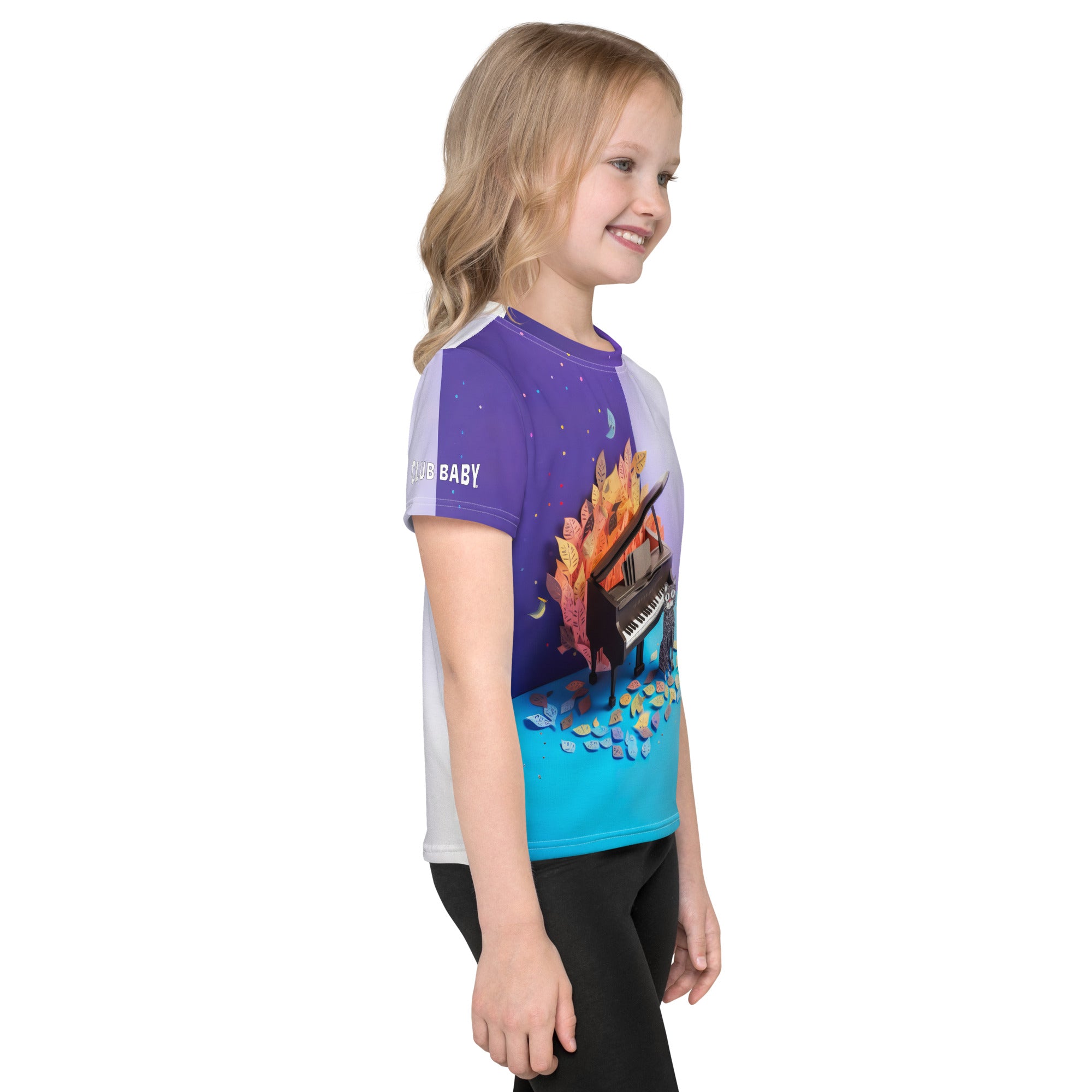 Durable kids t-shirt with artistic print