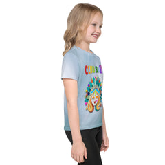 Group of children playing in Castle Adventure crew neck T-shirts





