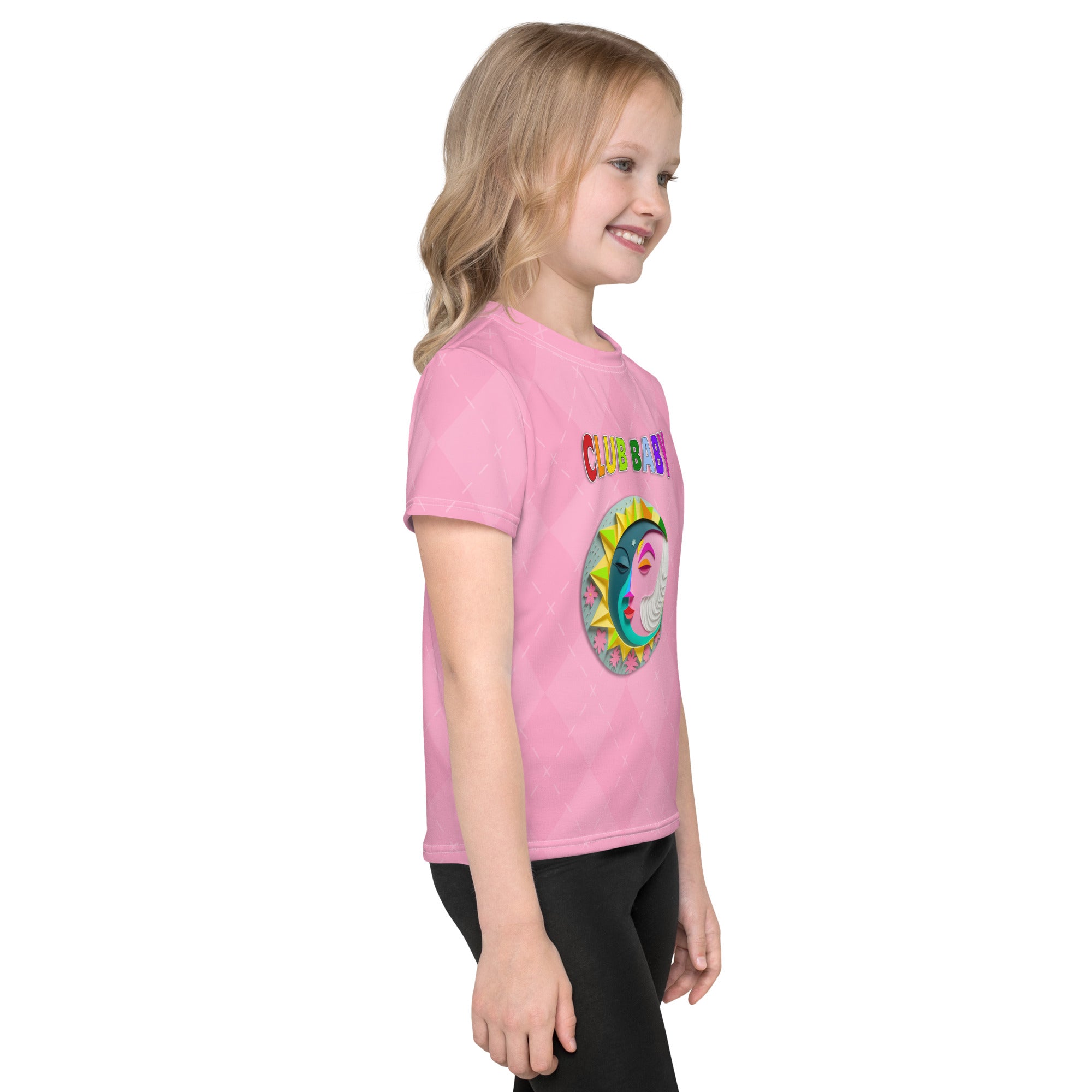 Back view of Mystical Mermaid Kids T-Shirt showcasing design





