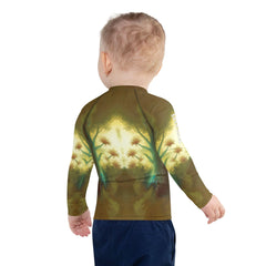 Close-up of the durable material of CB6-05 Kids Rash Guard