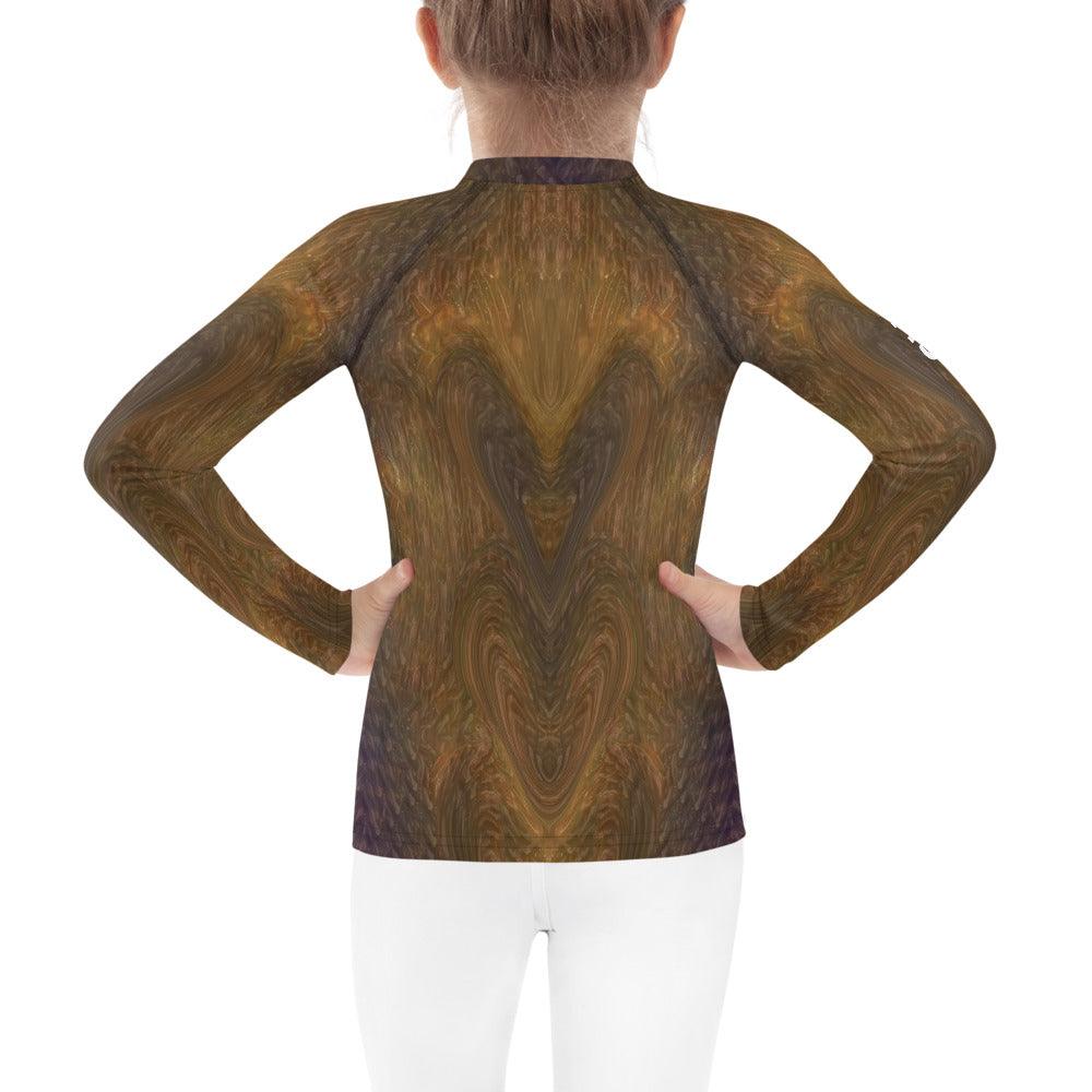Close-up of CB3-108 kids rash guard fabric