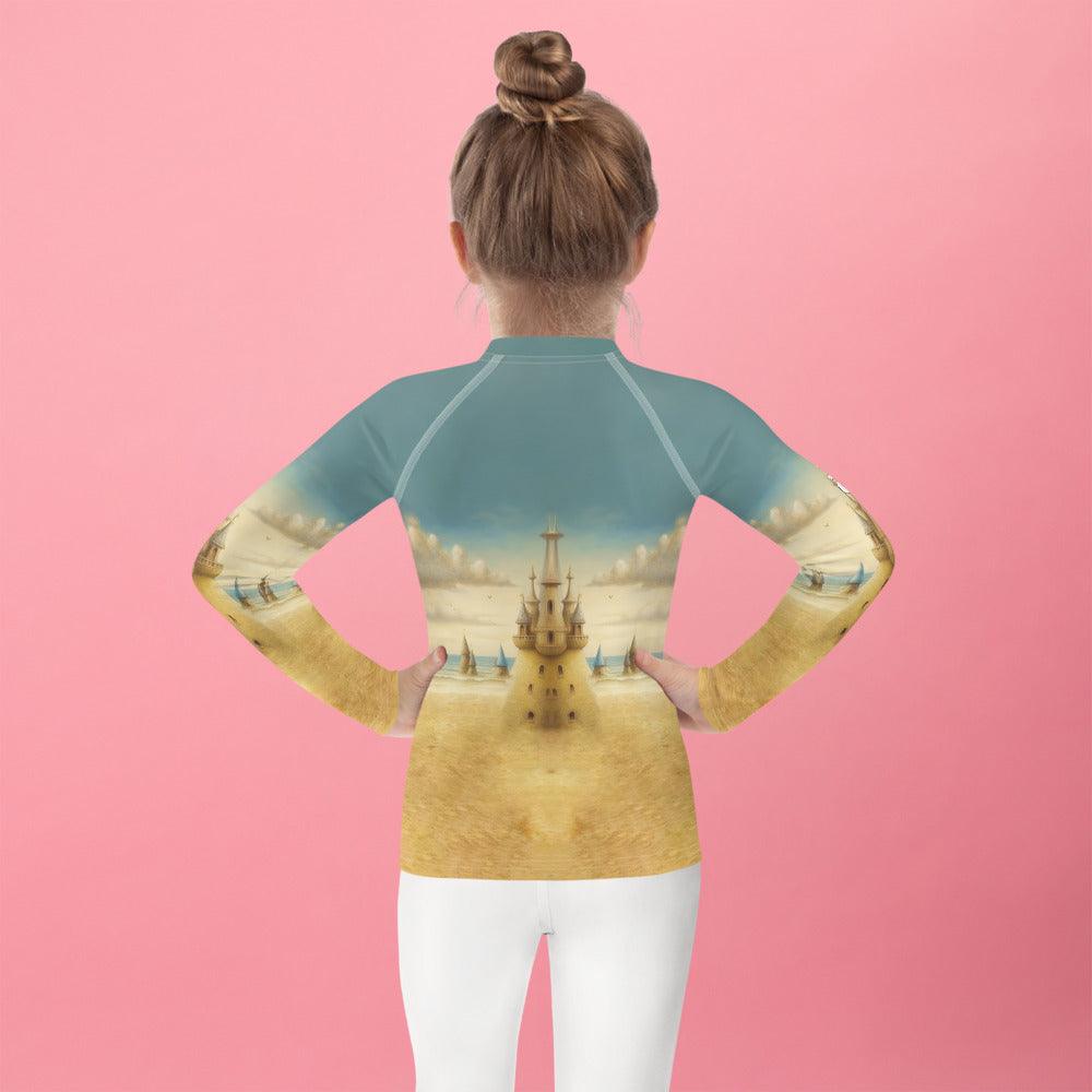 CB3-118 Children's Rash Guard Back View - Ultimate UV Protection
