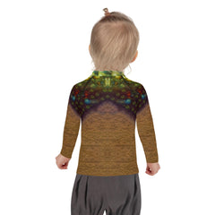 CB3-129 Rash Guard for kids back view