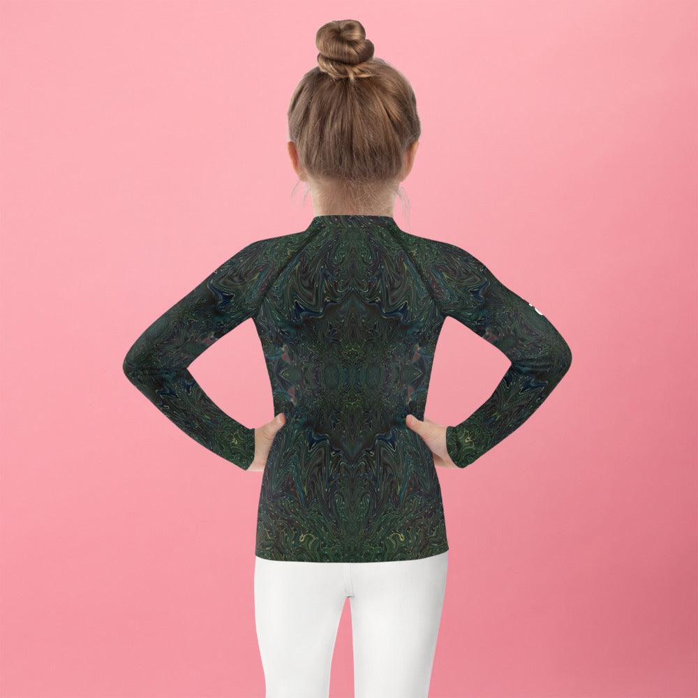 Durable CB3-76 kids rash guard in vibrant colors
