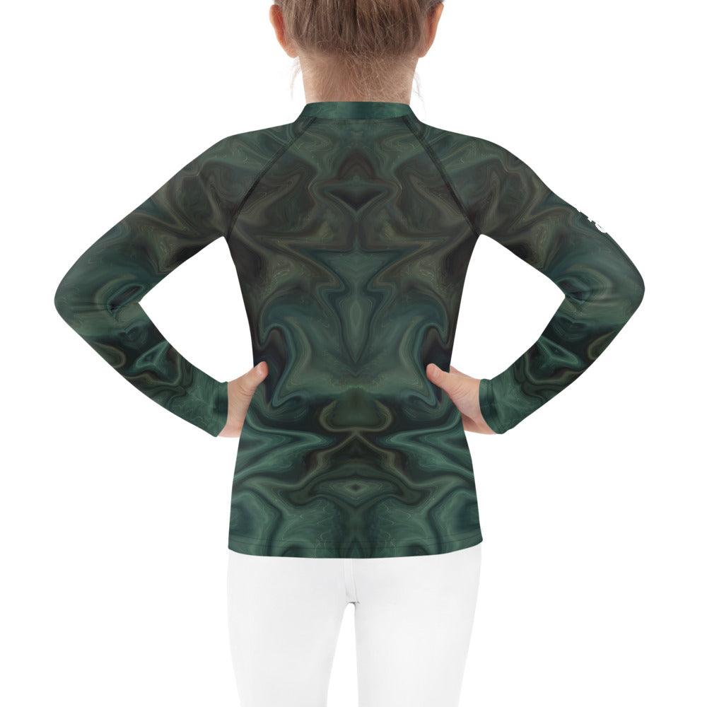 Young athlete wearing CB3-95 Rash Guard - designed for performance