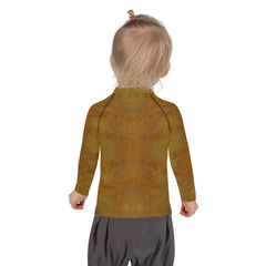 Close-up of the durable material of CB3-126 Kids Rash Guard