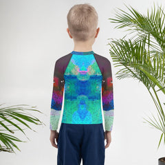 Spiders And Skeletons Kids Rash Guard - Beyond T-shirts