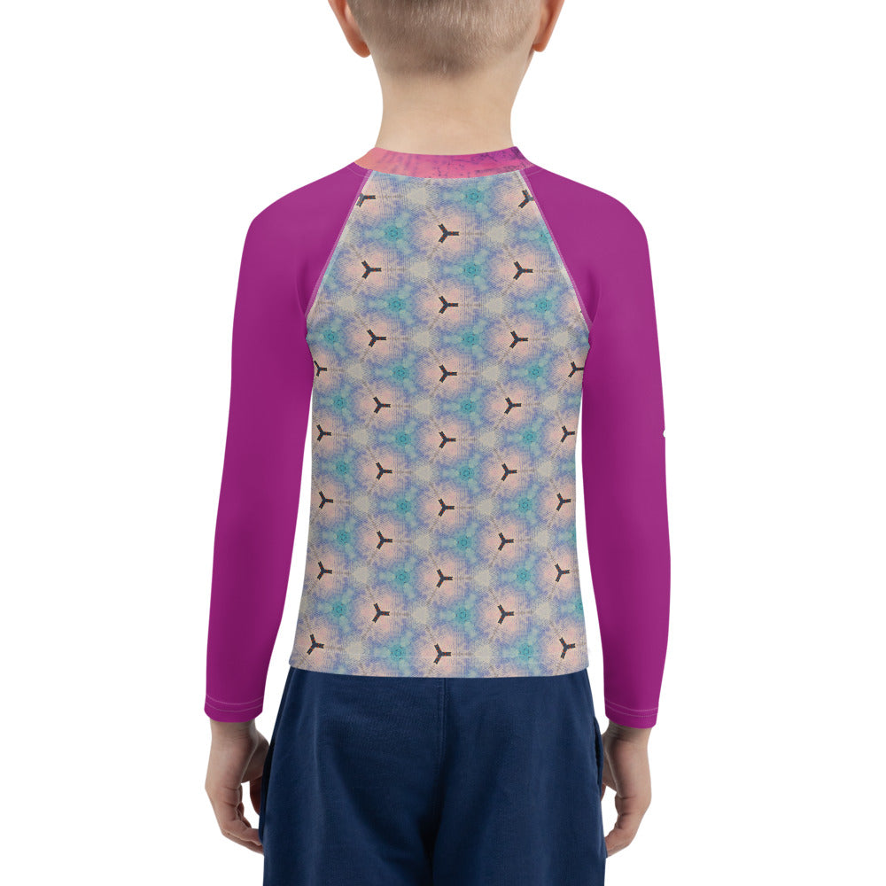 Little Lizard Desert Art Kids' Rash Guard