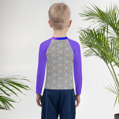 Tiny Toucan Tropical-Themed Rash Guard