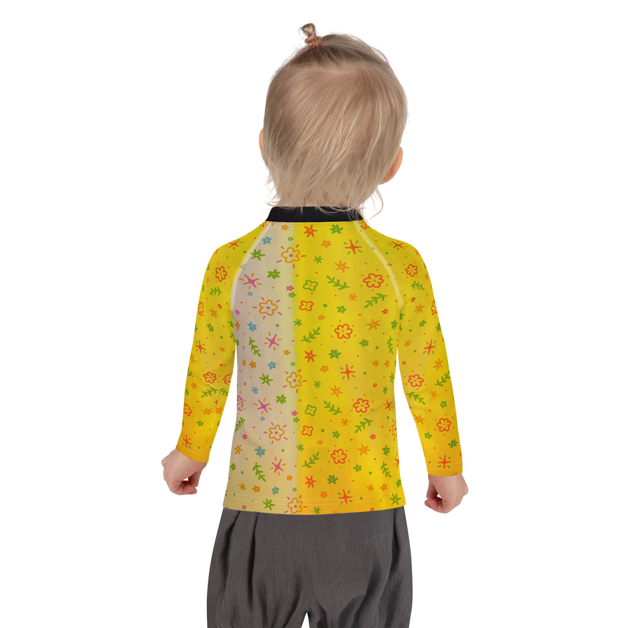 Petite Pelican: Beach-Themed Rash Guard