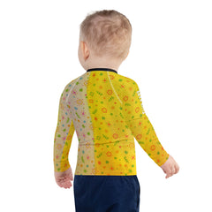 Petite Pelican: Beach-Themed Rash Guard