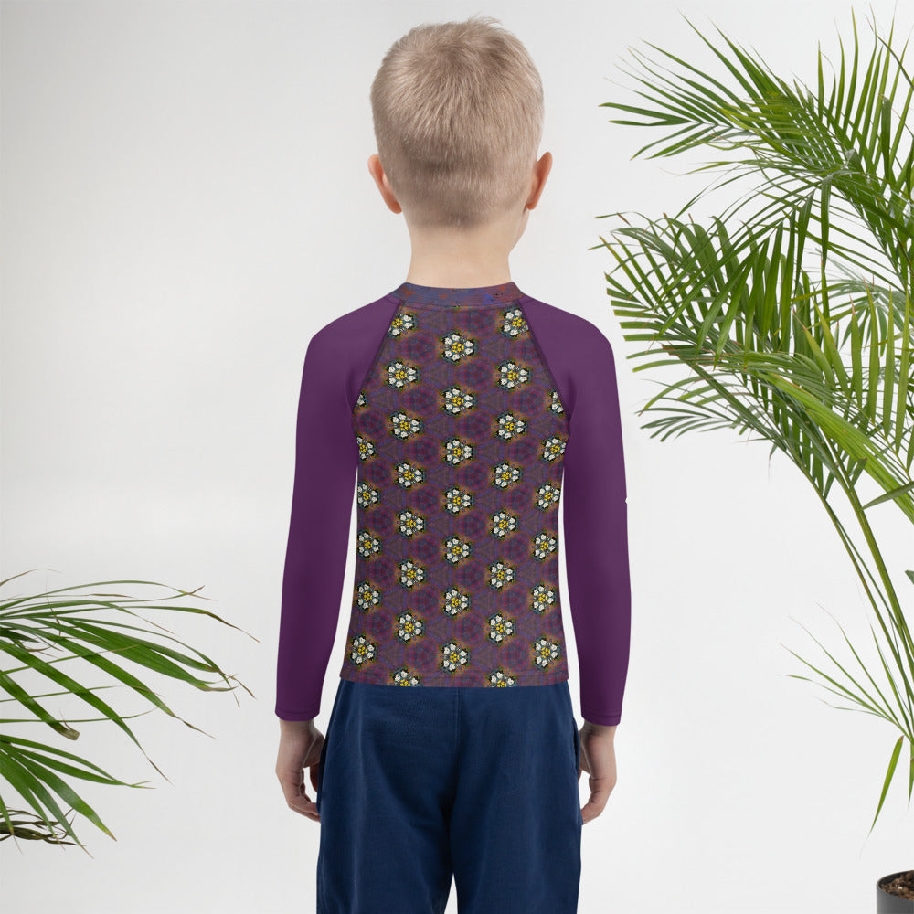 Daring Dino Dash Kids' Rash Guard