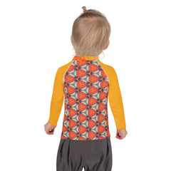 Playful Penguin Parade Kids' Rash Guard